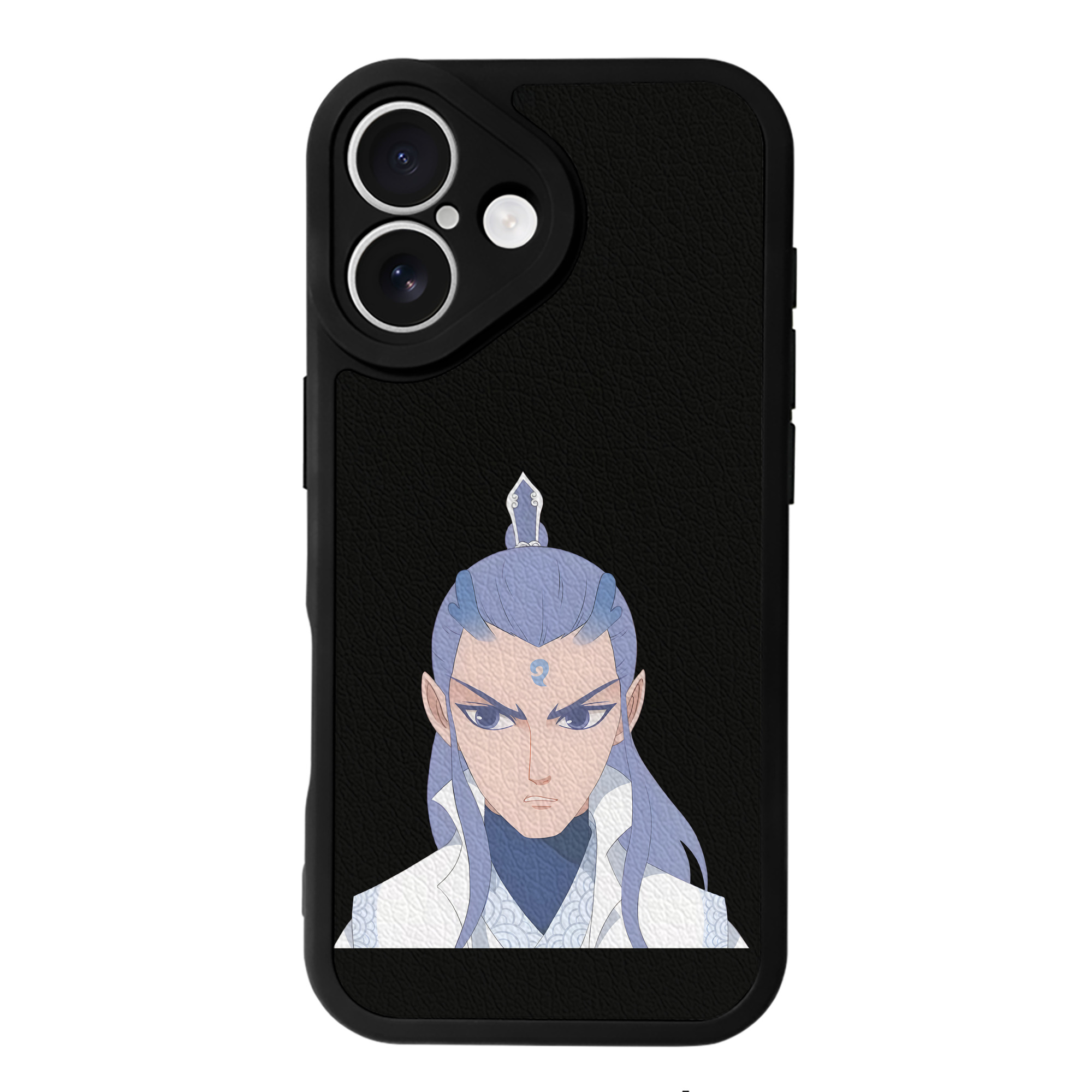 （画像用） Ne Zha 2 ナタ 魔童の大暴れ 【iPhone 16シリーズ対応】シリコンスマホケース（レザー調） 材質：シリコン